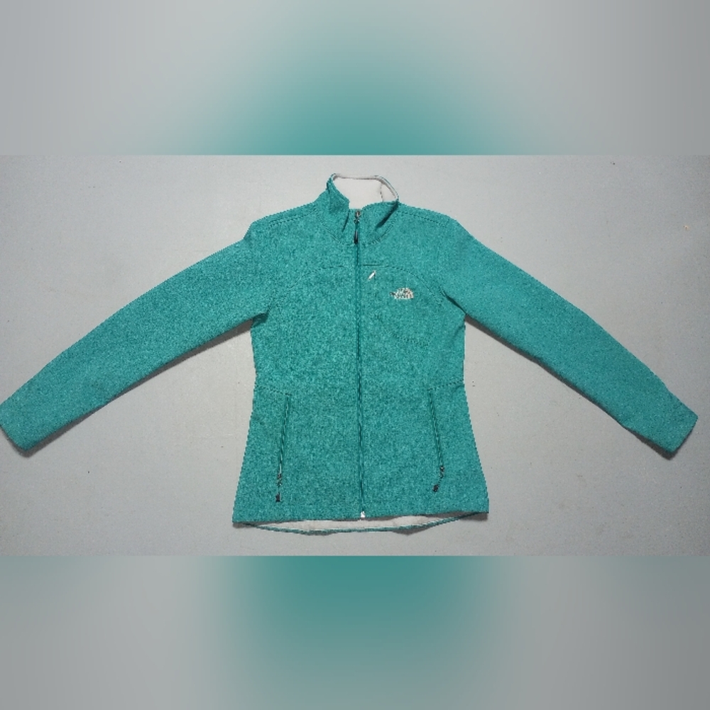 The North Face Fleece Lined Turquoise Teddy Jacket, Size S